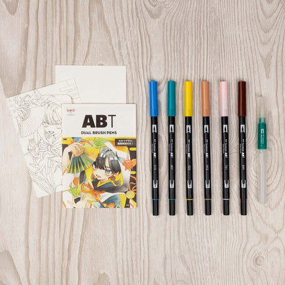 TOMBOW - Dual Brush Pen - MANGA SET - BIRD