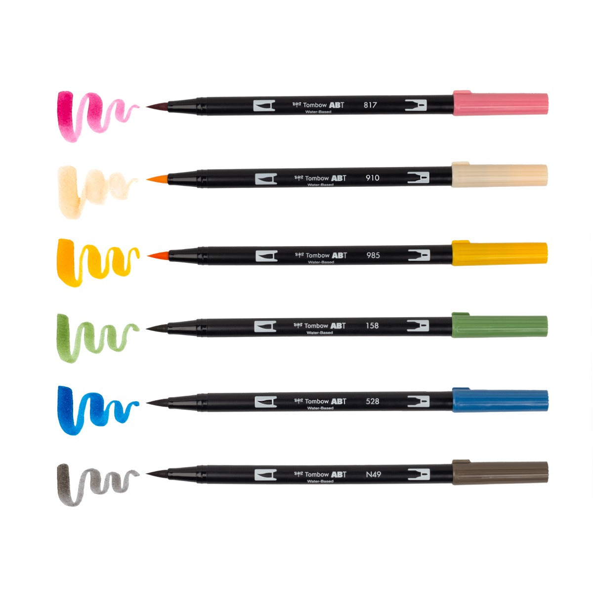 TOMBOW - Dual Brush Pen - MANGA SET - FLOWER