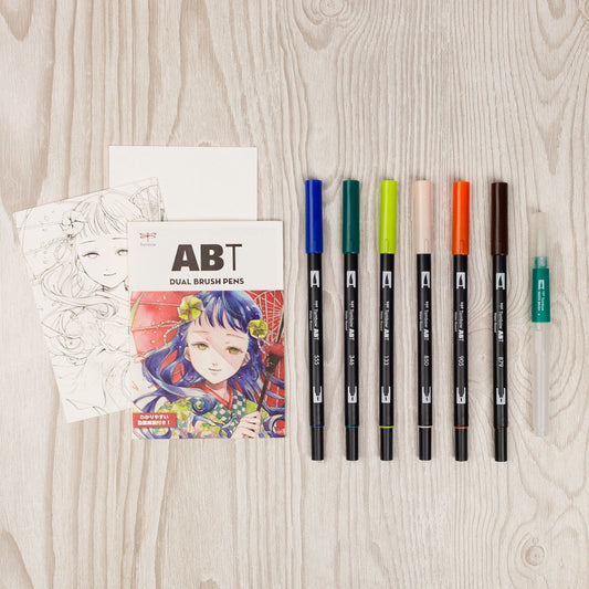 TOMBOW - Dual Brush Pen - MANGA SET - WIND