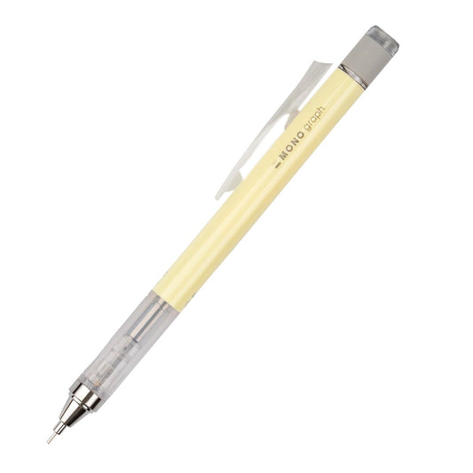 TOMBOW - MONO Graph Lapiz Mecánico Portaminas - Cream Yellow - 0.5mm