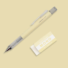 Load image into Gallery viewer, TOMBOW - MONO Graph Mechanical Pencil + Eraser Set - Cream Yellow
