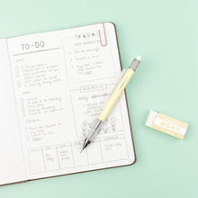 Load image into Gallery viewer, TOMBOW - MONO Graph Mechanical Pencil + Eraser Set - Cream Yellow

