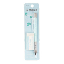 Load image into Gallery viewer, TOMBOW - MONO Graph Mechanical Pencil + Eraser Set - Ice Blue
