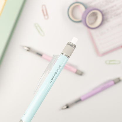 TOMBOW - MONO Graph Mechanical Pencil + Eraser Set - Ice Blue