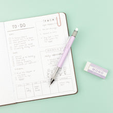 Load image into Gallery viewer, TOMBOW - MONO Graph Mechanical Pencil + Eraser Set - LAVENDER
