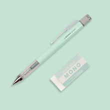 Load image into Gallery viewer, TOMBOW - MONO Graph Mechanical Pencil + Eraser Set - MINT GREEN
