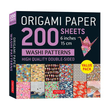 Cargar imagen en el visor de la galería, TUTTLE - Origami - 200 Hojas de Patrones Distintos
