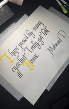 Cargar imagen en el visor de la galería, TALLER - Caligrafía Gótica con Harold Chinchia (@Fraktur_a)
