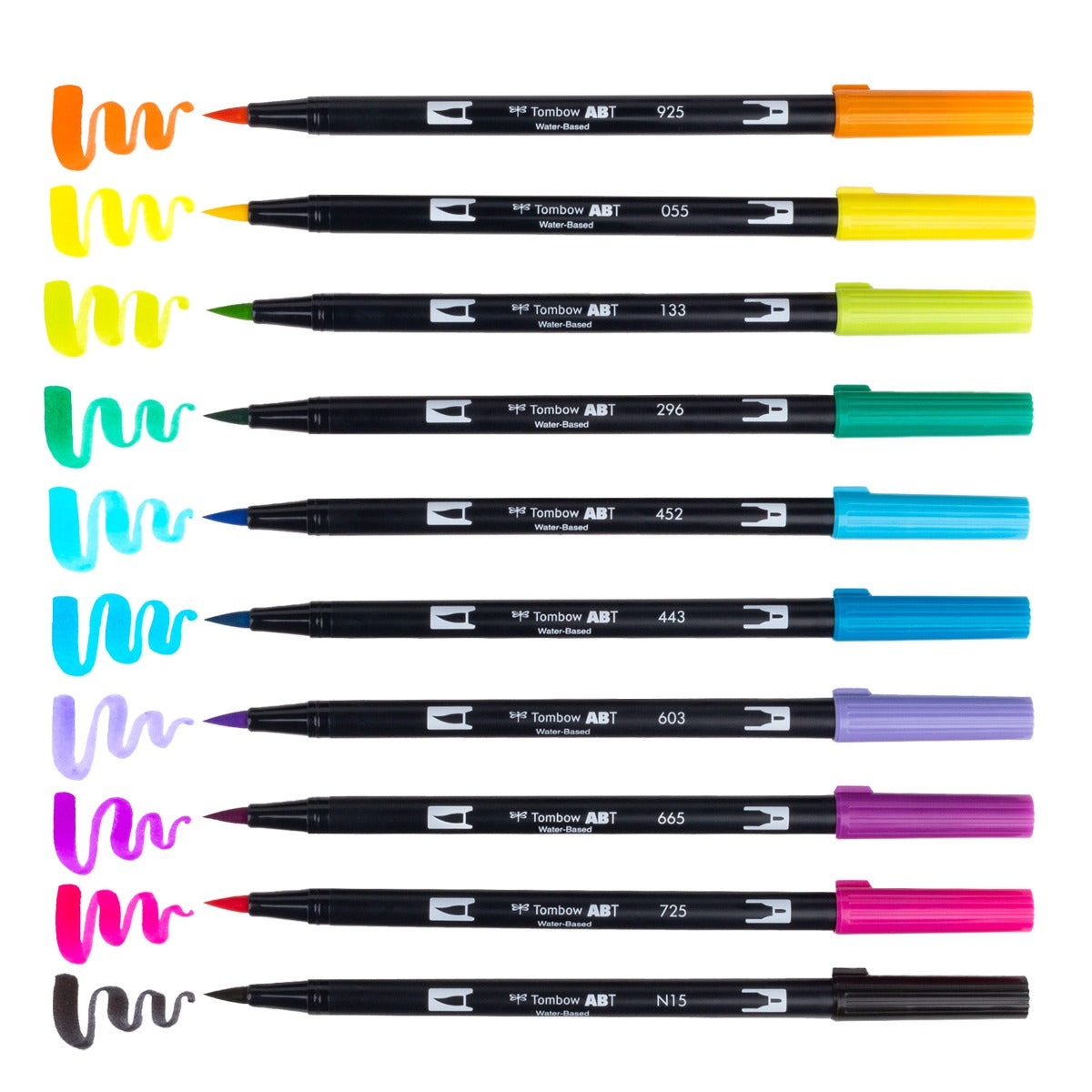 TOMBOW - Dual Brush Pen Set of 10 - Eighties (80s)