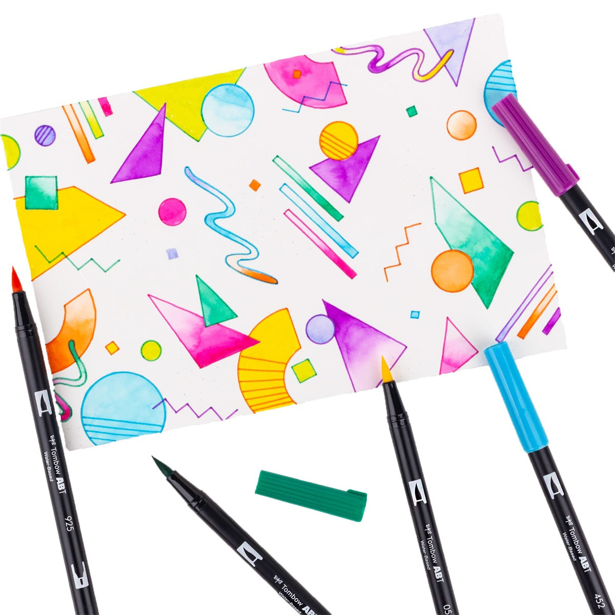 TOMBOW - Dual Brush Pen Set of 10 - Eighties (80s)
