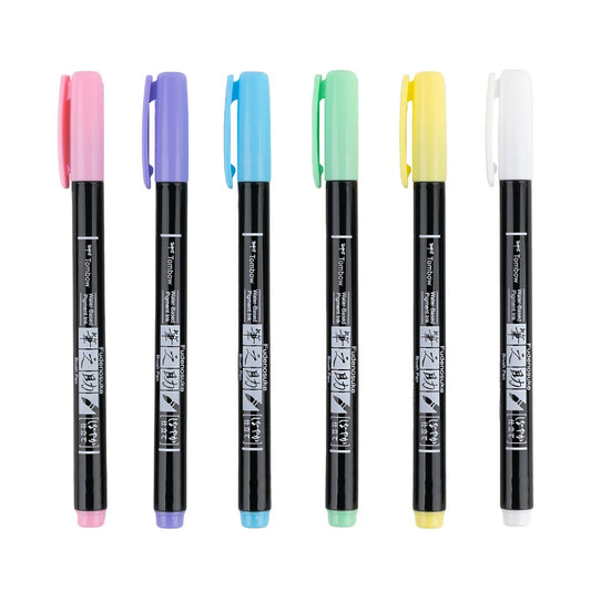 FUDENOSUKE Brush Pen - Fudenosuke - Colores Pasteles