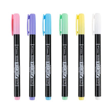 Cargar imagen en el visor de la galería, FUDENOSUKE Brush Pen - Fudenosuke - Colores Pasteles

