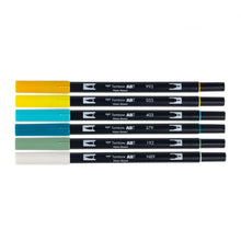 Cargar imagen en el visor de la galería, TOMBOW - Dual Brush Pen Set de 6 - Lemon Squeezy
