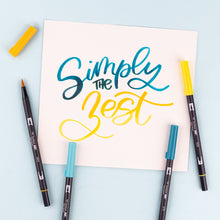 Cargar imagen en el visor de la galería, TOMBOW - Dual Brush Pen Set de 6 - Lemon Squeezy
