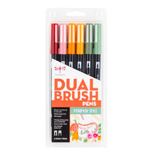 Load image into Gallery viewer, TOMBOW - Dual Brush Pen Set de 6 - Pumpkin Spices
