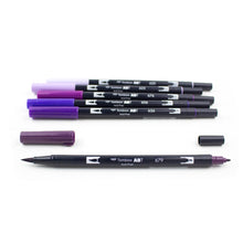 Cargar imagen en el visor de la galería, TOMBOW - Dual Brush Pen Set de 6 - Purple Blendables
