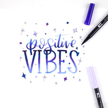 Cargar imagen en el visor de la galería, TOMBOW - Dual Brush Pen Set de 6 - Purple Blendables
