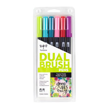 Load image into Gallery viewer, TOMBOW - Dual Brush Pen Set de 6 - Tropical
