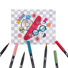 Cargar imagen en el visor de la galería, TOMBOW - Dual Brush Pen Set de 10 - Nineties (90s)

