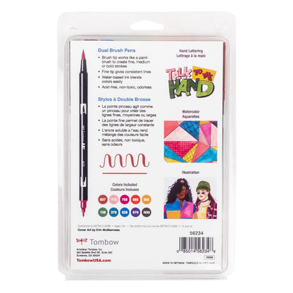 TOMBOW - Dual Brush Pen Set of 10 - Nineties (90s)