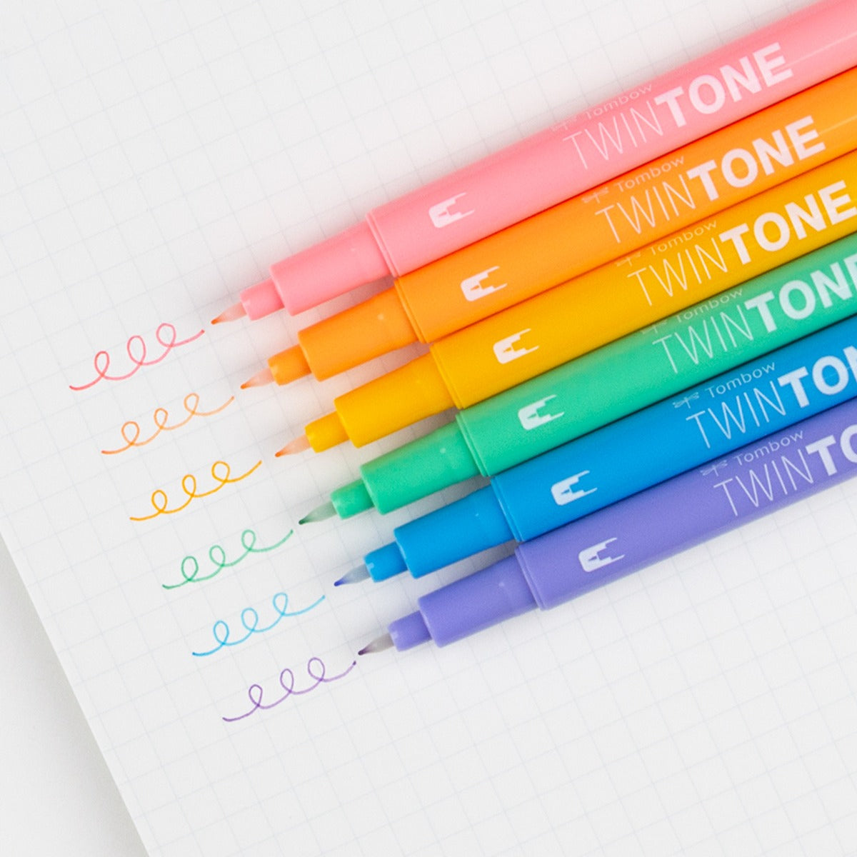 TWINTONE Marker - Marcadores Set de 6 - Pastel