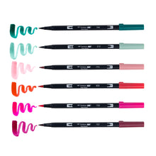 Cargar imagen en el visor de la galería, TOMBOW - Dual Brush Pen Set de 6 - Very Berry
