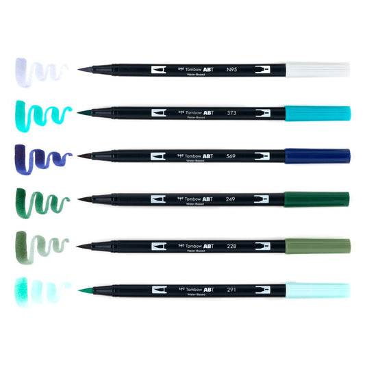 TOMBOW - Dual Brush Pen Set de 6 - Wonderland