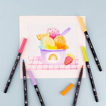 Load image into Gallery viewer, TOMBOW - Dual Brush Pen Set de 6 - Yay Sorbet
