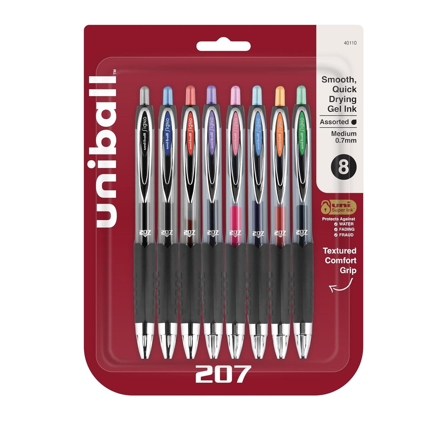 Uni Ball - 207 Signo Gel Pen Set