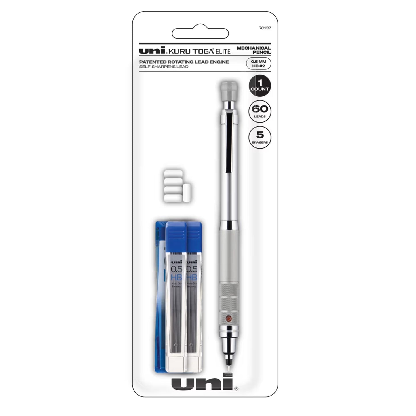 UNI - Kuru Toga ELITE Mechanical Pencil Kit (Lápiz Mecánico y Mina)