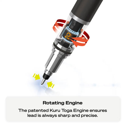 UNI - Kuru Toga ELITE Mechanical Pencil Kit (Lápiz Mecánico y Mina)