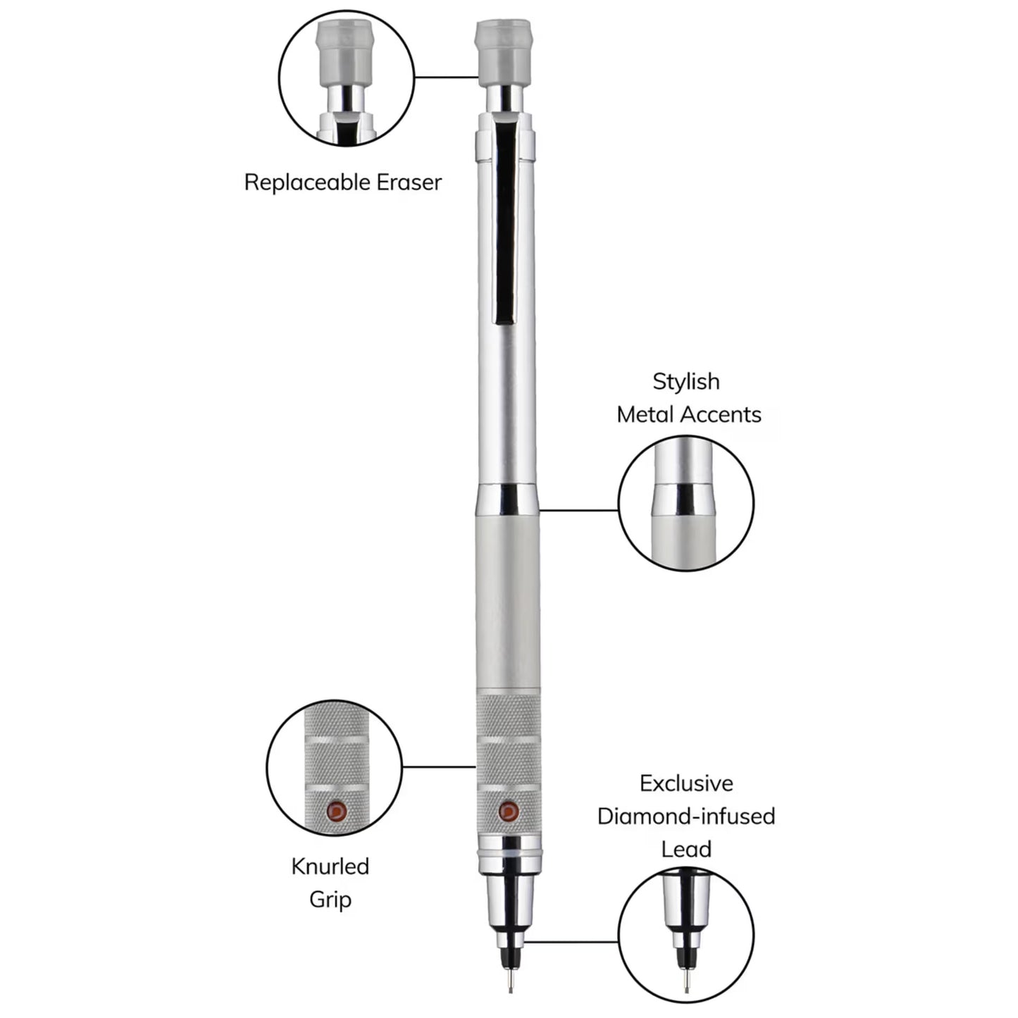 UNI - Kuru Toga ELITE Mechanical Pencil Kit (Lápiz Mecánico y Mina)