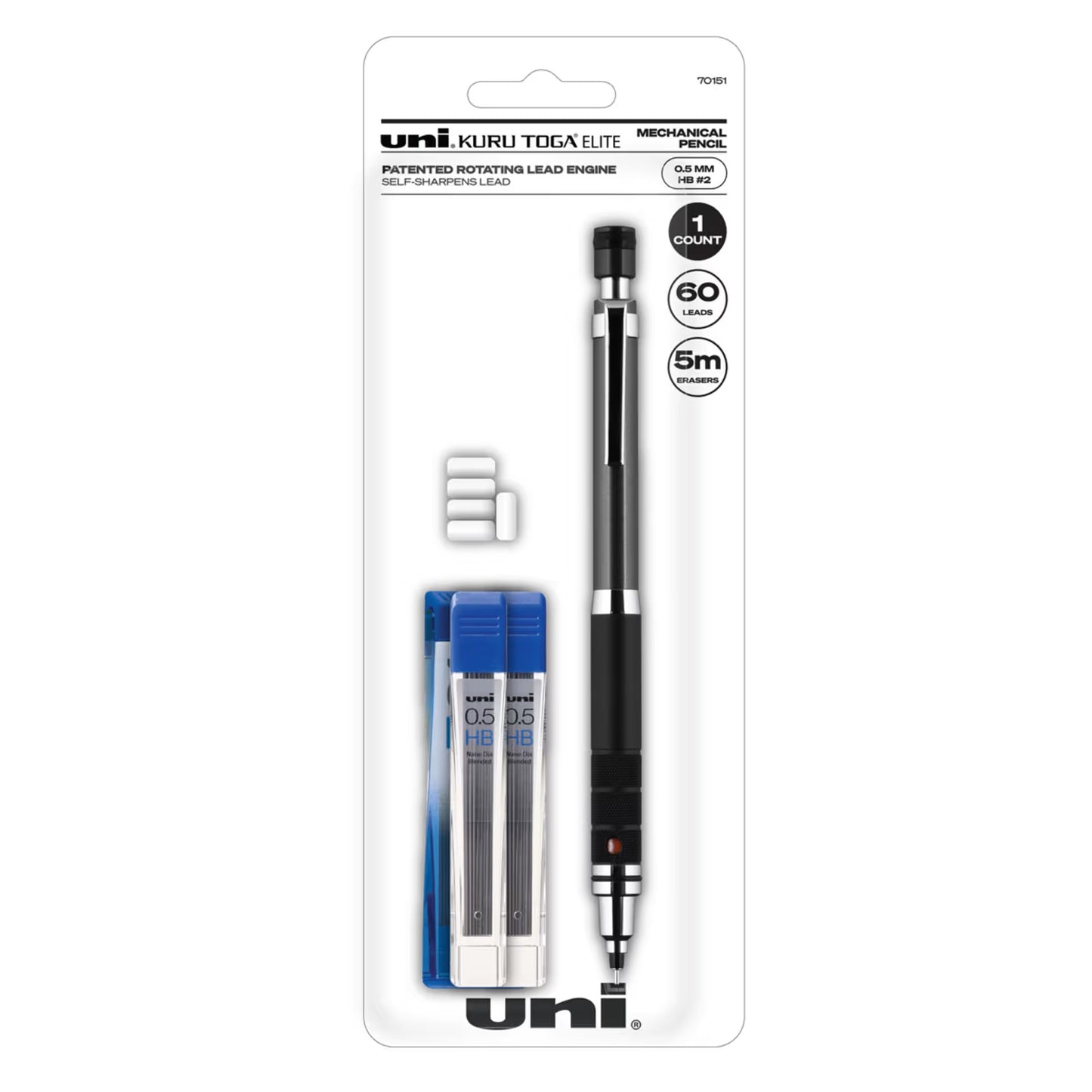 UNI - Kuru Toga ELITE Mechanical Pencil Kit (Lápiz Mecánico y Mina)