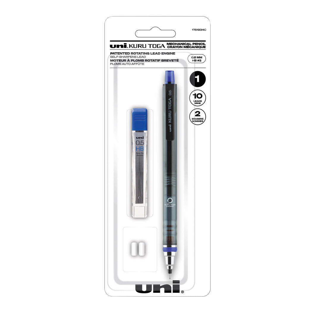 UNI - Kuru Toga Mechanical Pencil Set (Lápiz Mecánico y Mina)