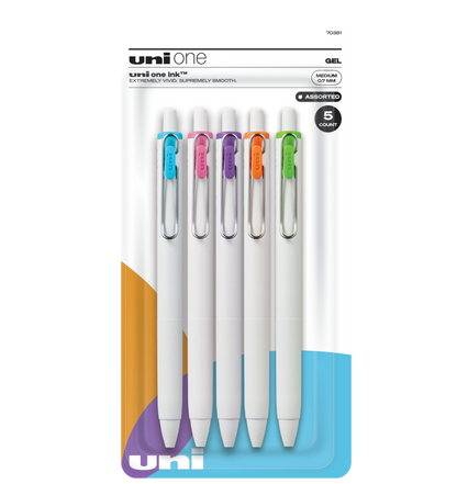 UNI - Uni-ball one Retractable Gel Pen Set (Gel Pens)