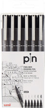 Load image into Gallery viewer, UNI PIN - Fineliner Sets - Todos Negros
