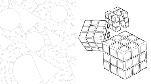 WALTER FOSTER - Decades Coloring Books - 80s