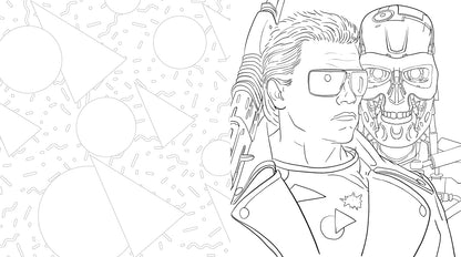 WALTER FOSTER - Decades Coloring Books - 80s