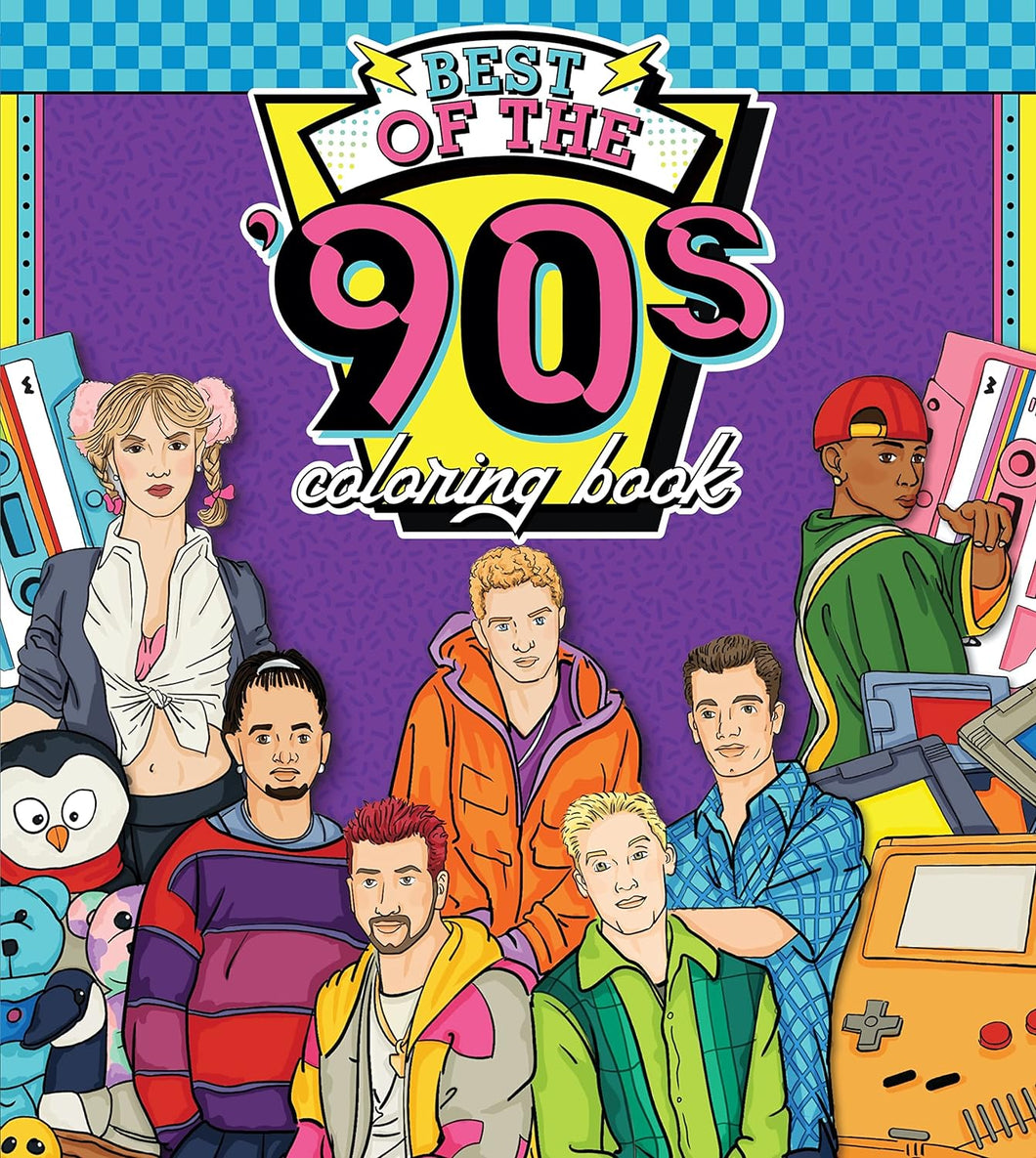 WALTER FOSTER - Decades Coloring Books - 90s