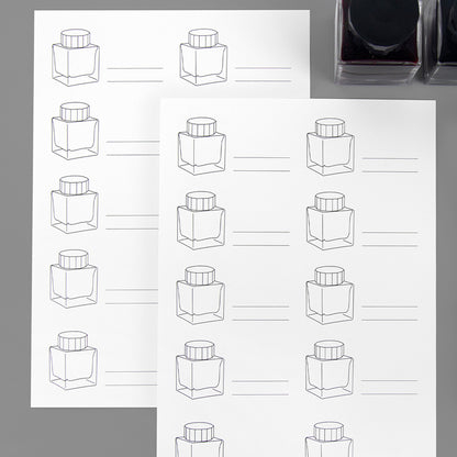 WEARINGEUL - Ink Color Swatch Paper (Ink Color Swatch Cards)