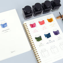 Cargar imagen en el visor de la galería, WEARINGEUL - Ink Color Swatch Book (Libreta de Muestras de color de Tintas)
