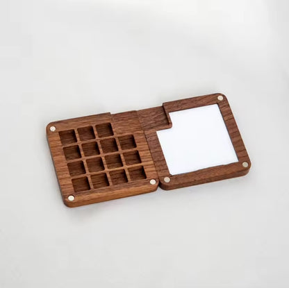 WOOD PALETTE - Portable Wooden Watercolor Palette