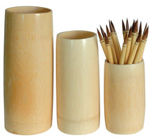 Cargar imagen en el visor de la galería, YASUTOMO - Bamboo Brush Vases (Envase de Bamboo para Pinceles)
