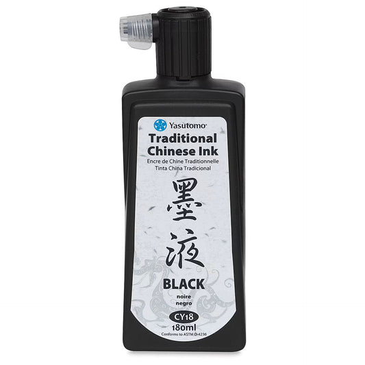Yasutomo Tinta Sumi Ink Intenso Negro - 180ml.