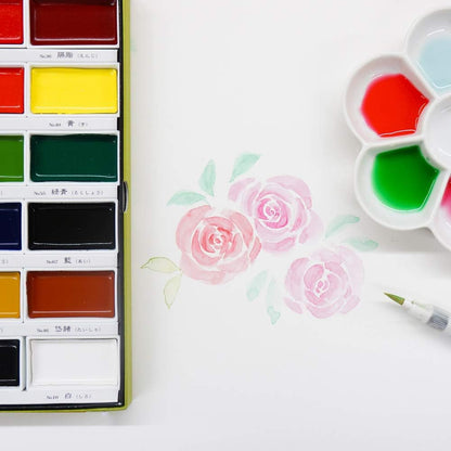 KURETAKE ZIG - Gansai Tambi Watercolor Sets - 36 Colores