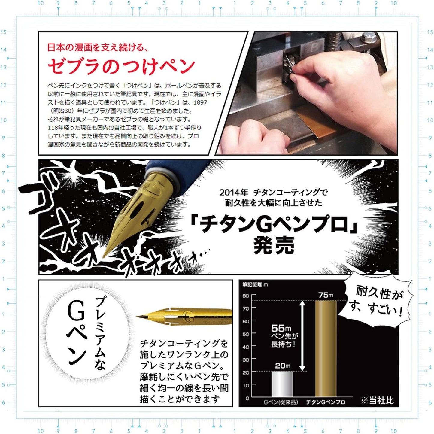 NIBS - Zebra G Titanium (Plumilla o plumín)