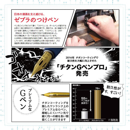 NIBS - Zebra G Titanium (Plumilla o plumín)