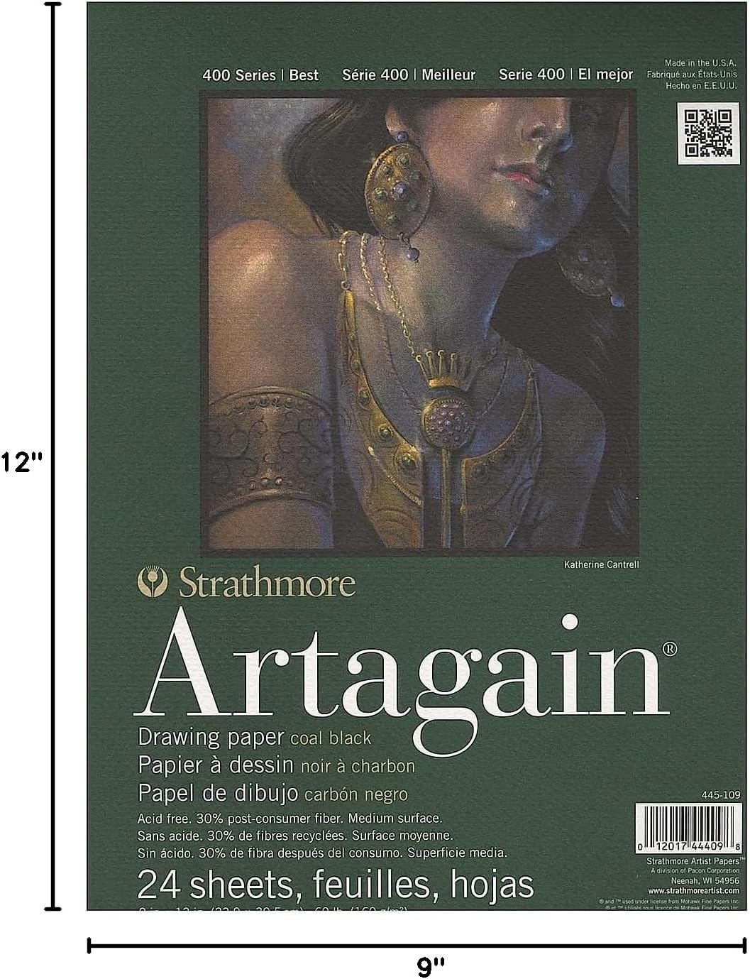 Strathmore Artagain Serie 400 - Papel Negro
