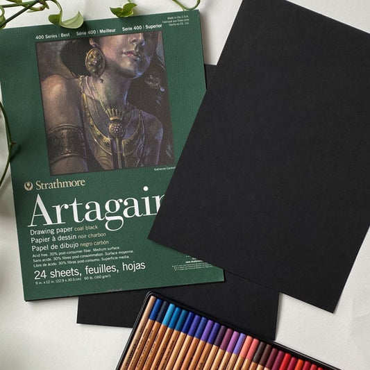 Strathmore Artagain Serie 400 - Papel Negro
