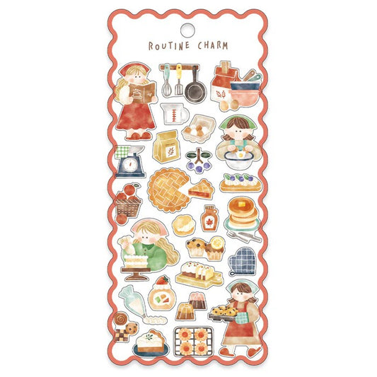 Mind Wave Routine Charm Sticker Sheet - Picnic